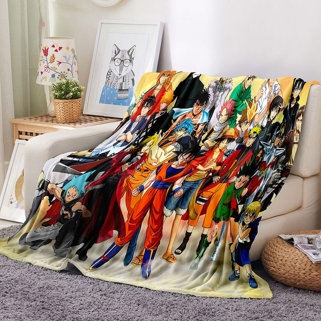 Dragon Ball Super Blanket Flannel Throw Room Decoration