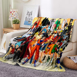 Dragon Ball Super Blanket Flannel Throw Room Decoration