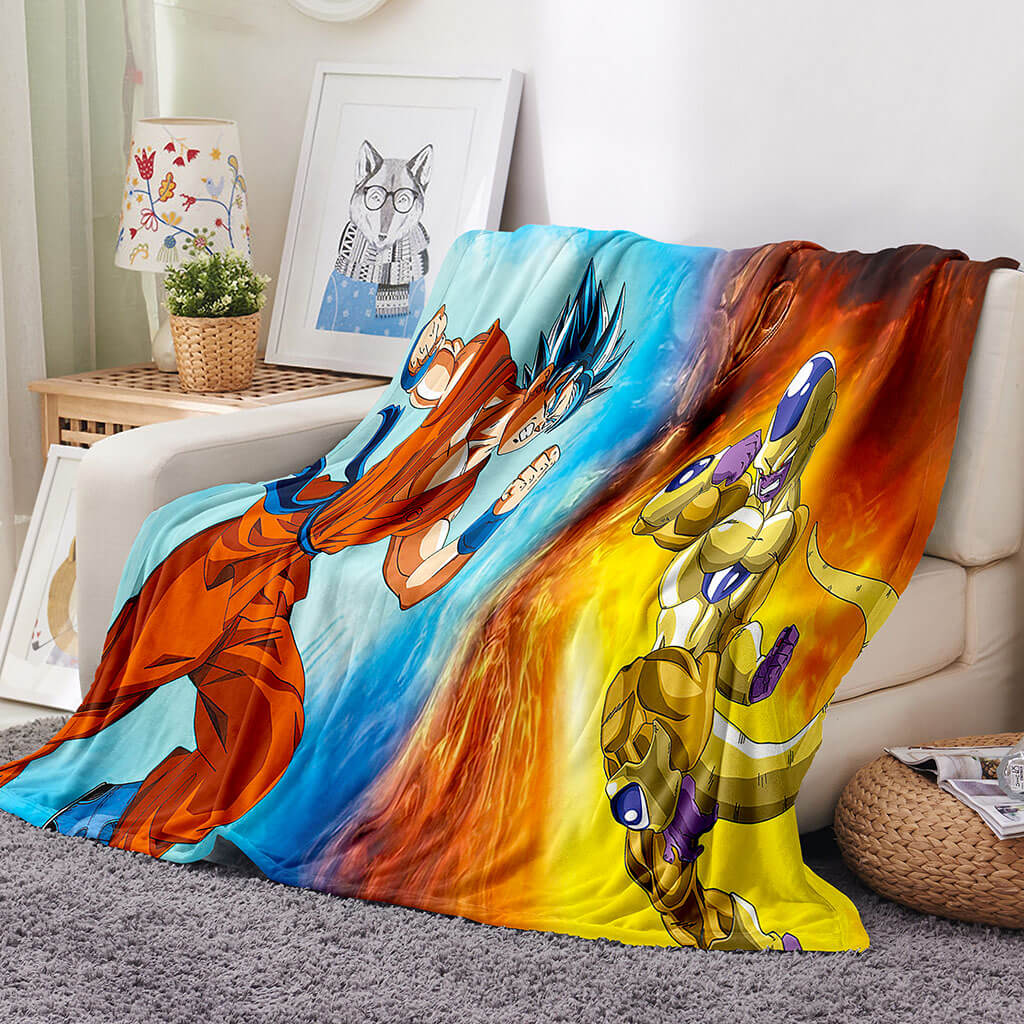 Dragon Ball Super Blanket Flannel Throw Room Decoration