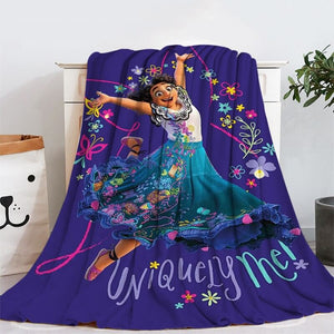 Encanto Mirabel Blanket Cosplay Flannel Throw Room Decoration