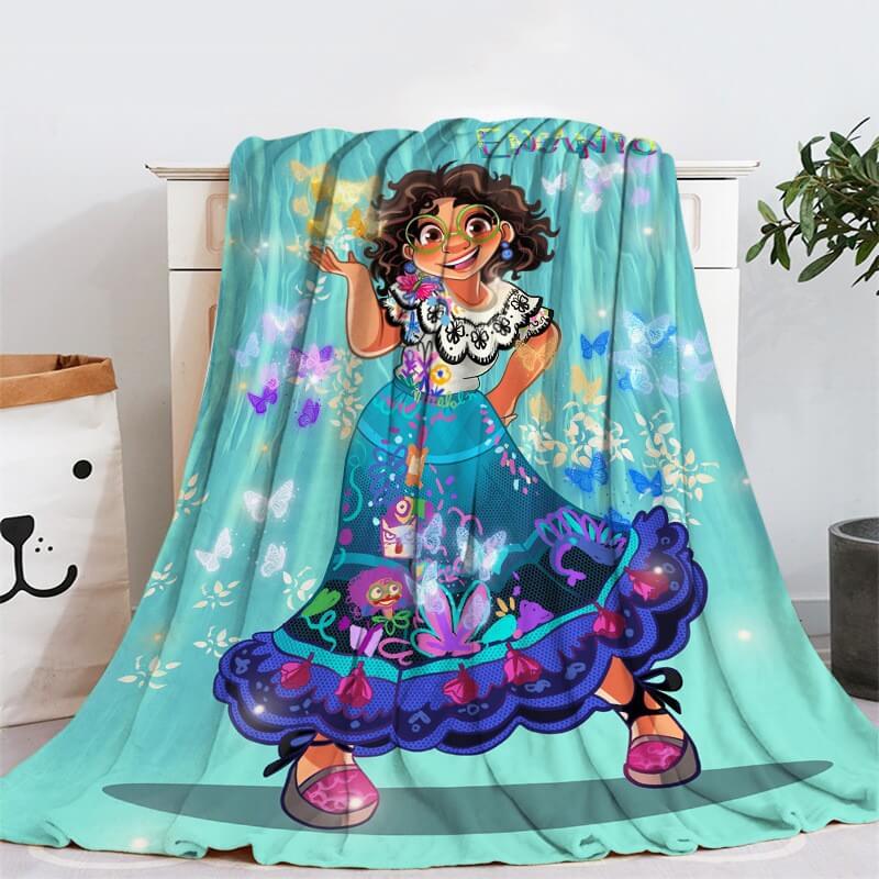 Encanto Mirabel Blanket Cosplay Flannel Throw Room Decoration