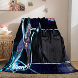 Fairy Tail Flannel Caroset Throw Cosplay Blanket Comforter Set - EBuycos
