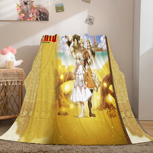 Fairy Tail Flannel Caroset Throw Cosplay Blanket Comforter Set - EBuycos