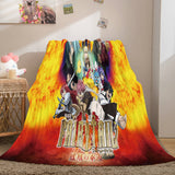 Fairy Tail Flannel Caroset Throw Cosplay Blanket Comforter Set - EBuycos