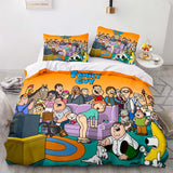Family Guy Bedding Set Pattern Quilt Cover Without Filler