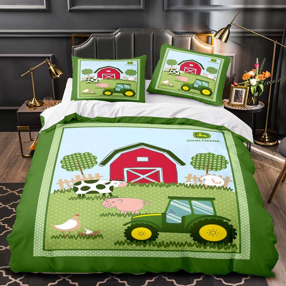 Farming Simulator Tractor Bedding Set Quilt Covers Without Filler