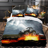 Farming Traktor Lamborghini Trattori Tractor Bedding Set Duvet Covers