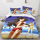 Fate stay night Tohsaka Rin Bedding Set Duvet Covers Quilt Bed Sheets - EBuycos