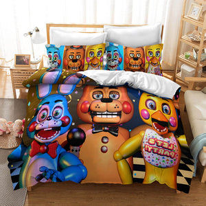 Five Nights at Freddy's Bedding Set Quilt Duvet Covers Bed Sheets Sets - EBuycos