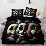 Five Nights at Freddy's Cosplay 3-Piece Bedding Duvet Cover Set Sheets - EBuycos
