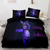 Five Nights at Freddy's Cosplay 3-Piece Bedding Duvet Cover Set Sheets - EBuycos