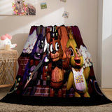 Five Nights at Freddy's Flannel Caroset Throw Cosplay Blanket Comforter Set - EBuycos