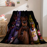 Five Nights at Freddy's Flannel Caroset Throw Cosplay Blanket Comforter Set - EBuycos