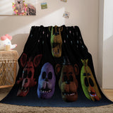 Five Nights at Freddy's Flannel Caroset Throw Cosplay Blanket Comforter Set - EBuycos