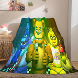 Five Nights at Freddy's Flannel Caroset Throw Cosplay Blanket Comforter Set - EBuycos