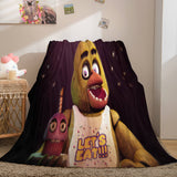 Five Nights at Freddy's Flannel Caroset Throw Cosplay Blanket Comforter Set - EBuycos