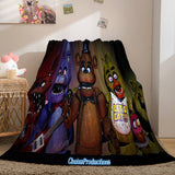 Five Nights at Freddy's Flannel Caroset Throw Cosplay Blanket Comforter Set - EBuycos