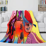 Friday Night Funkin Cosplay Flannel Blanket Warm Throw Bed Blankets - EBuycos
