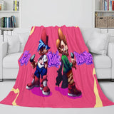 Friday Night Funkin Cosplay Flannel Blanket Warm Throw Bed Blankets - EBuycos