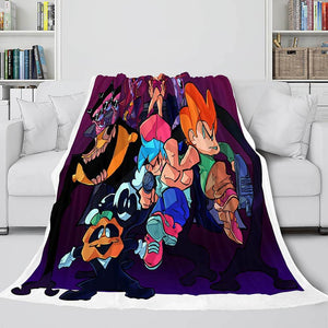 Friday Night Funkin Flannel Fleece Blanket - EBuycos