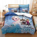 Frozen Princess Elsa Anna Bedding Set Duvet Cover Bed Sets