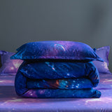 Galaxy Bedding Set Duvet Covers Comforter Bed Sheets for All Seasons - EBuycos