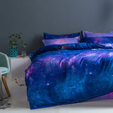 Galaxy Bedding Set Duvet Covers Comforter Bed Sheets for All Seasons - EBuycos