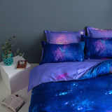 Galaxy Bedding Set Duvet Covers Comforter Bed Sheets for All Seasons - EBuycos