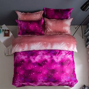 Galaxy Comforter Bedding Sets Duvet Covers Bed Sheets for All Seasons - EBuycos
