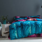 Galaxy Outer Space Comforter Bedding Sets Duvet Covers Bed Sheets - EBuycos