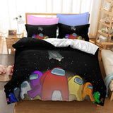 Game Among Us Cosplay Bedding Set Quilt Covers Without Filler