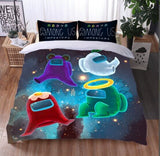 Game Among Us Cosplay Bedding Set Quilt Duvet Covers Bed Sheets Sets - EBuycos