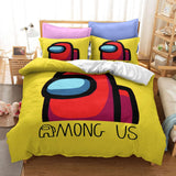 Game Among Us Cosplay Bedding Set Quilt Duvet Covers Bed Sheets Sets - EBuycos