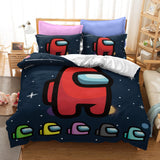 Game Among Us Cosplay Bedding Set Quilt Duvet Covers Bed Sheets Sets - EBuycos