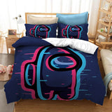 Game Among Us Cosplay Bedding Set Quilt Duvet Covers Bed Sheets Sets - EBuycos