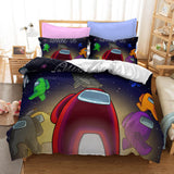 Game Among Us Cosplay Bedding Set Quilt Duvet Covers Bed Sheets Sets - EBuycos