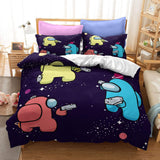 Game Among Us Cosplay Bedding Set Quilt Duvet Covers Bed Sheets Sets - EBuycos