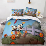 Game Cuphead Bedding Set Quilt Duvet Cover Bedding Sets - EBuycos