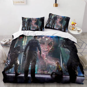 Game Cyberpunk 2077 Bedding Set Cosplay Quilt Cover Without Filler