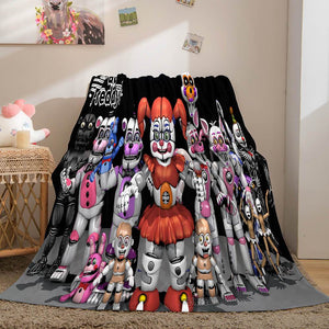 Game Five Nights at Freddy's Cosplay Blanket Flannel Caroset Throw - EBuycos