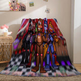 Game Five Nights at Freddy's Cosplay Blanket Flannel Caroset Throw - EBuycos