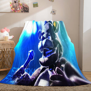 Game Five Nights at Freddy's Flannel Caroset Throw Cosplay Blanket Comforter Set - EBuycos