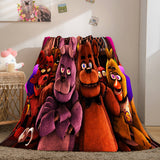 Game Five Nights at Freddy's Flannel Caroset Throw Cosplay Blanket Comforter Set - EBuycos