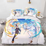 Game Genshin Impact Bedding Set Duvet Cover Comforter Bed Sheets - EBuycos