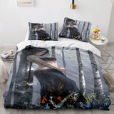 Game Ghost Knife Comforter Bedding Set 3 Piece Duvet Covers Bed Sheets - EBuycos