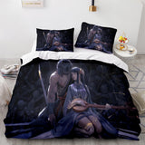 Game Ghost Knife Comforter Bedding Set 3 Piece Duvet Covers Bed Sheets - EBuycos