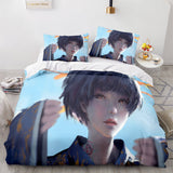 Game Ghost Knife Comforter Bedding Set 3 Piece Duvet Covers Bed Sheets - EBuycos