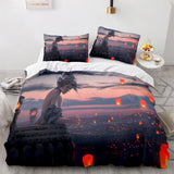 Game Ghost Knife Comforter Bedding Set 3 Piece Duvet Covers Bed Sheets - EBuycos