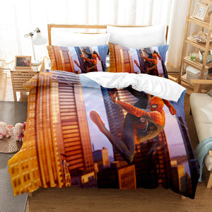 Game Marvels Spider-Man Bedding Sets Quilt Cover Without Filler