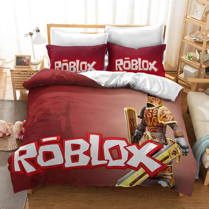 Game Roblox Cosplay Bedding Set Duvet Cover Bed Sheets Bedroom Decor - EBuycos